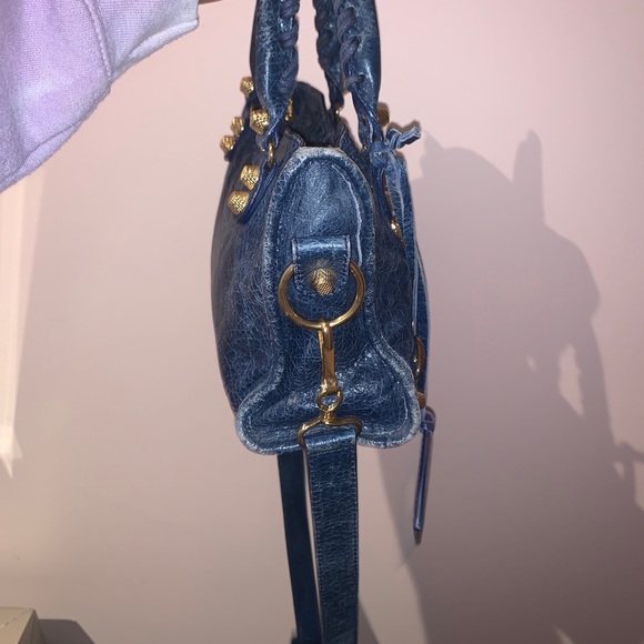 BALENCIAGA BAL MET MINI CITY BLUE - Picture 6 of 12